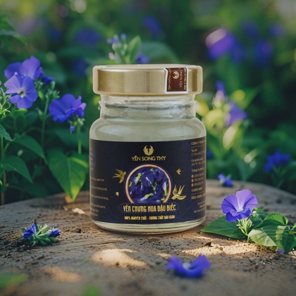 Yến Chưng Hoa Đậu Biếc